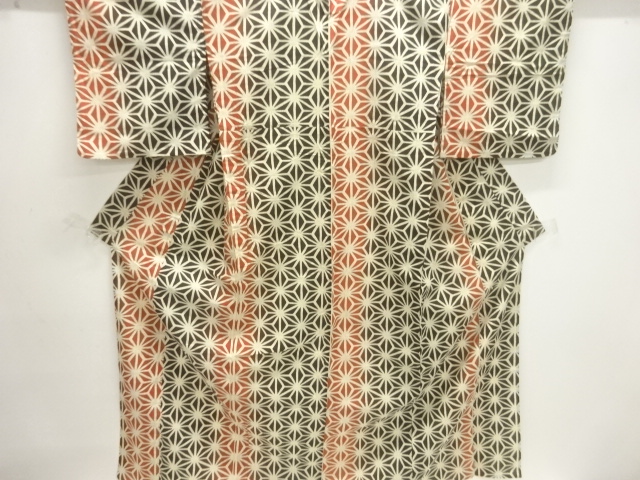 JAPANESE KIMONO / YUKATA / ASANOHA PATTERN